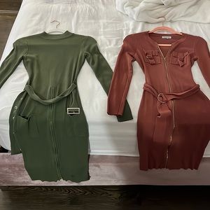 Fashion nova sweater dress set of 2